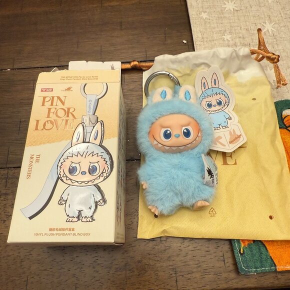 POP MART LABUBU PIN FOR LOVE LETTER K CONFIRMED AND VERIFIED - Picture 1 of 3